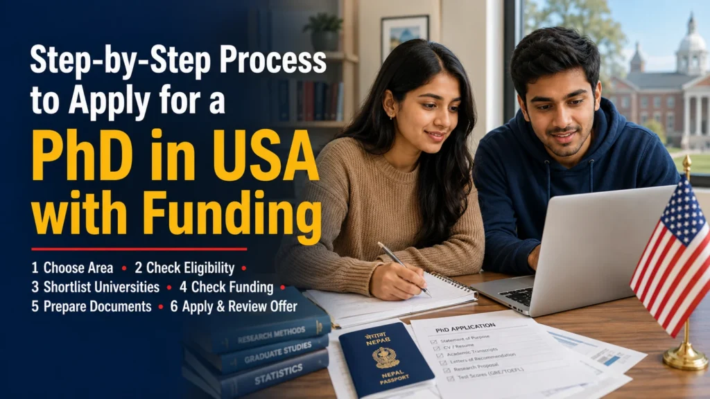 how to apply for phd in usa